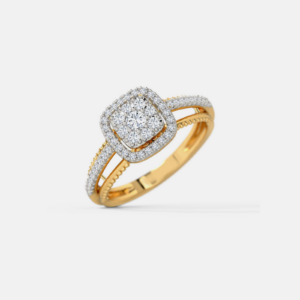 Alternative view of Halo Diamond Cluster Ring