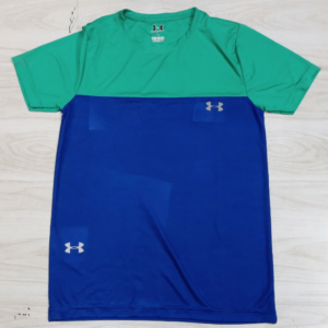 DualTone Blue & Mint Active Sports T-Shirt